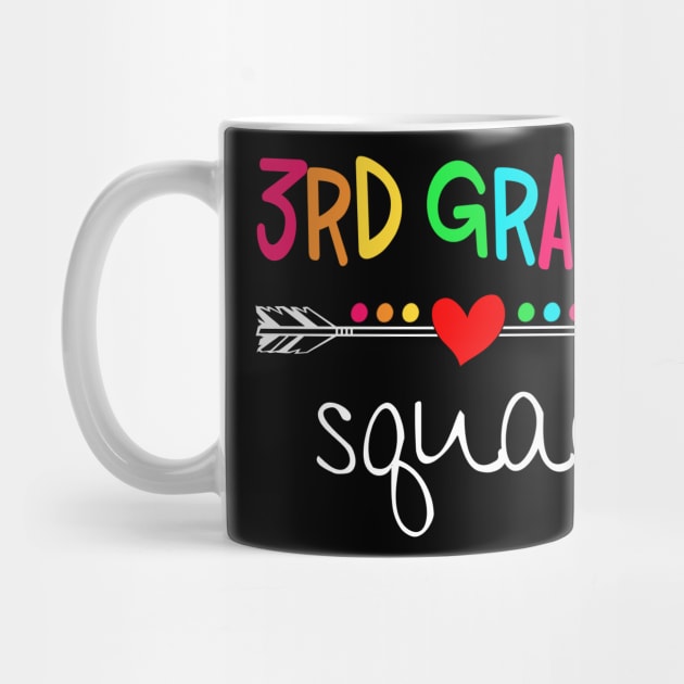 3rd Grade Squad Third Teacher Student Team Back To School Shirt by Alana Clothing